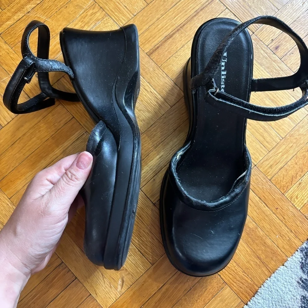 Vintage y2k 90s platform heels Mary Jane - Picture 2 of 6
